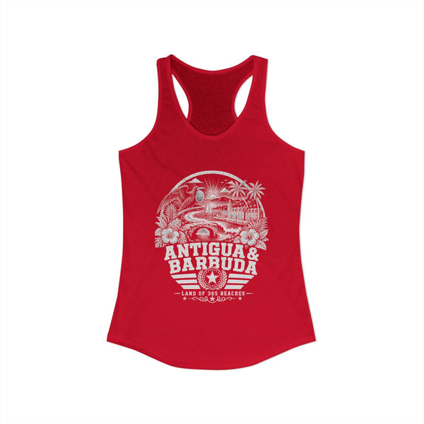 Camiseta de Tirantes de Mujer Antigua y Barbuda País de las 365 Playas