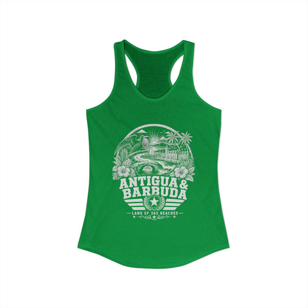 Camiseta de Tirantes de Mujer Antigua y Barbuda País de las 365 Playas