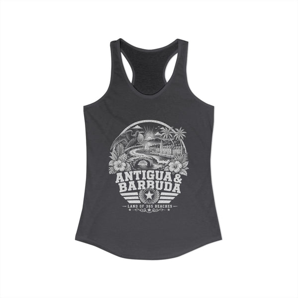 Camiseta de Tirantes de Mujer Antigua y Barbuda País de las 365 Playas