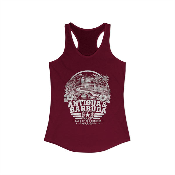 Camiseta de Tirantes de Mujer Antigua y Barbuda País de las 365 Playas