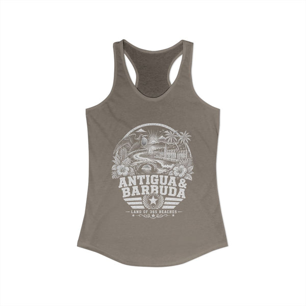 Camiseta de Tirantes de Mujer Antigua y Barbuda País de las 365 Playas