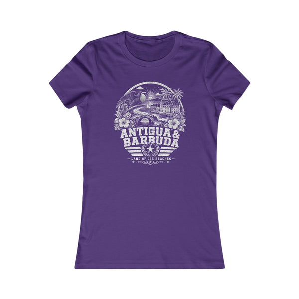Camiseta de mujer Antigua y Barbuda Tierra de las 365 playas