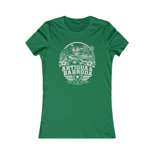 Antigua y Barbuda Women's Tee — Kelly