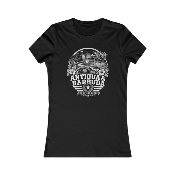 Camiseta de mujer Antigua y Barbuda Tierra de las 365 playas