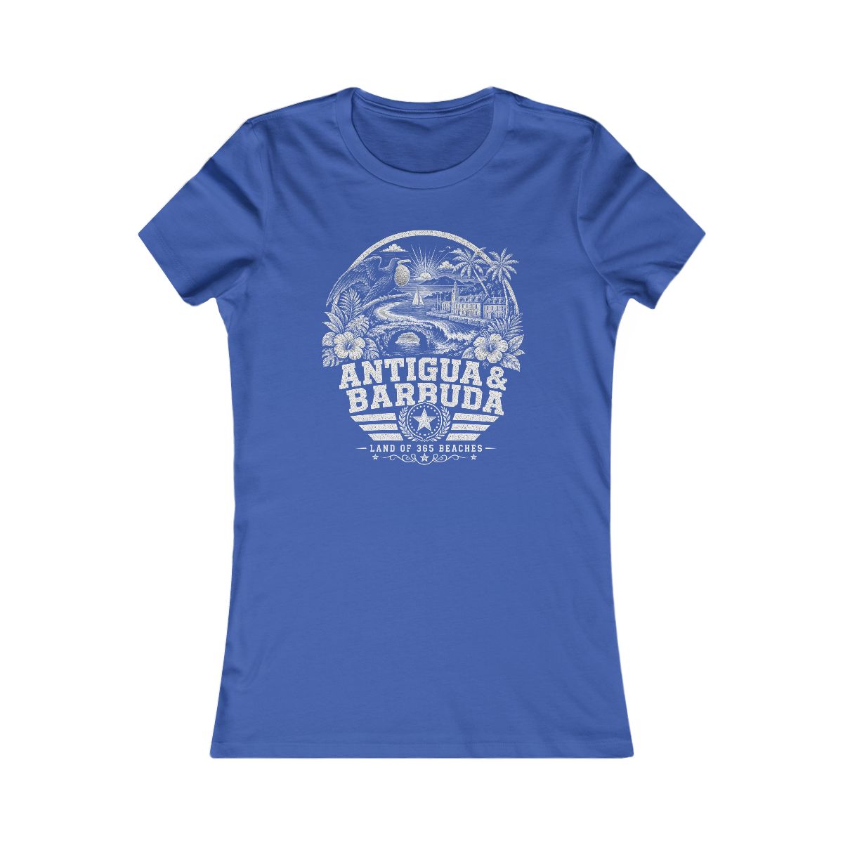 Antigua y Barbuda Women's Tee — True Royal