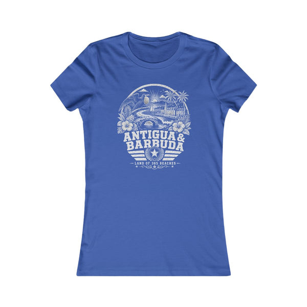 Camiseta de mujer Antigua y Barbuda Tierra de las 365 playas