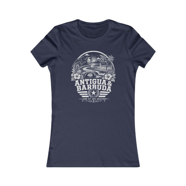 Camiseta de mujer Antigua y Barbuda Tierra de las 365 playas