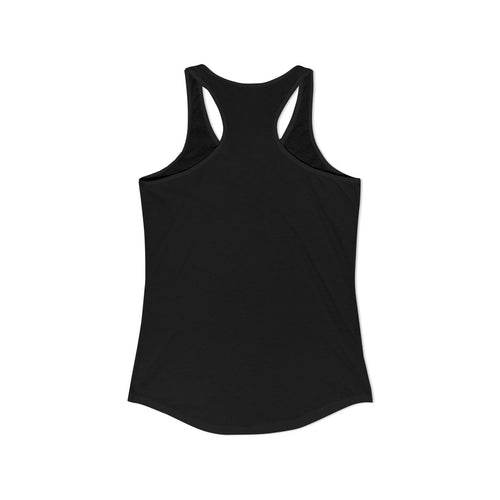 Argentina Women's Tank Top — Solid Black (back)