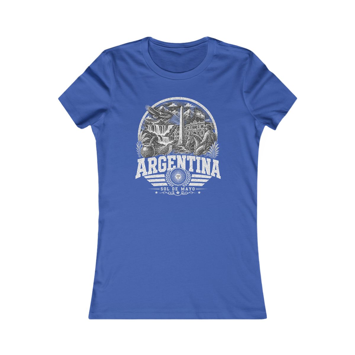 Argentina Women's Tee — True Royal