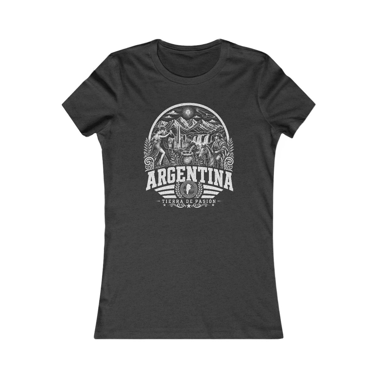 Argentina Women's Tee — Dark Grey Heather