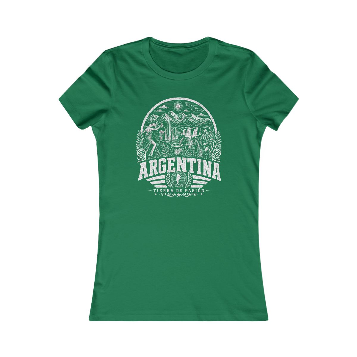 Argentina Women's Tee — Kelly