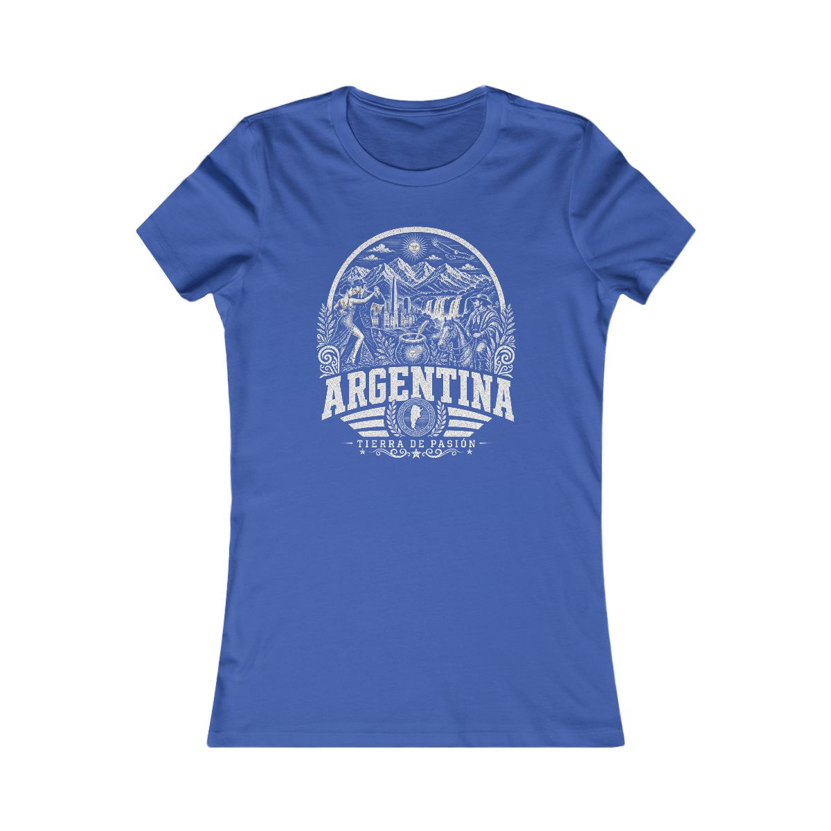 Argentina Women's Tee — True Royal