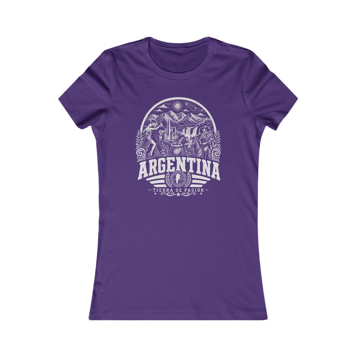 Argentina Women's Tee — Team Purple