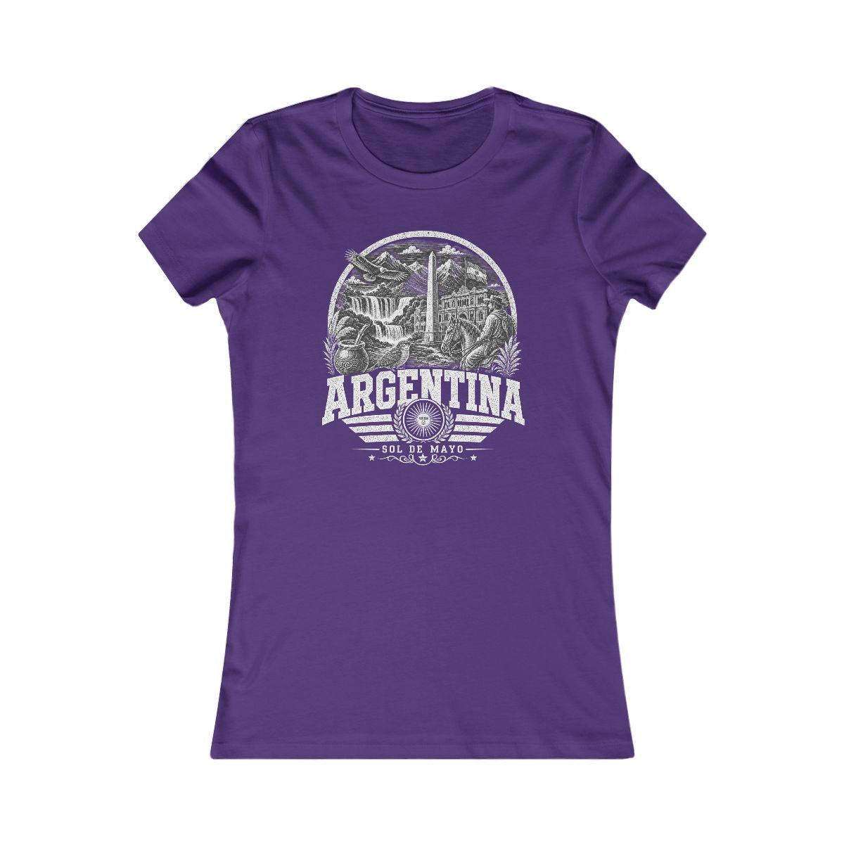 Argentina Women's Tee — Team Purple