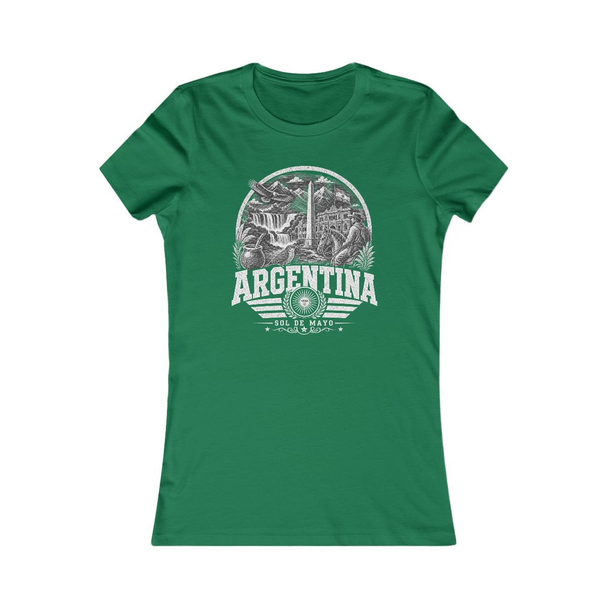Argentina Women's Tee — Kelly