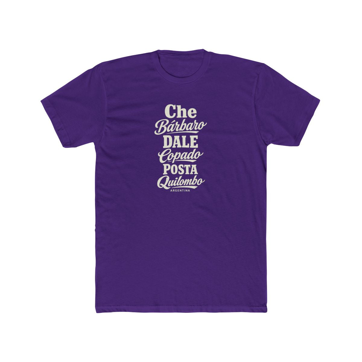 Argentina local slang men's tee — typographic sayings design | Nameshi Destinations (view 13)