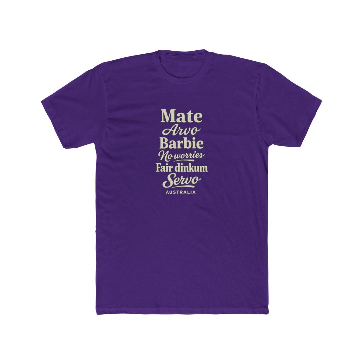Australia local slang men's tee — typographic sayings design | Nameshi Destinations (view 13)