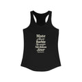 Australia local slang women's tank top — typographic sayings design | Nameshi Destinations (view 1)