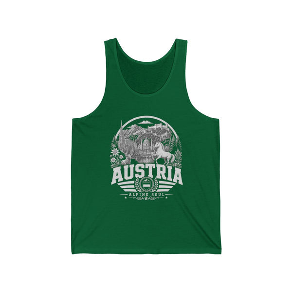 Camiseta de tirantes para hombre Austria Alpine Soul