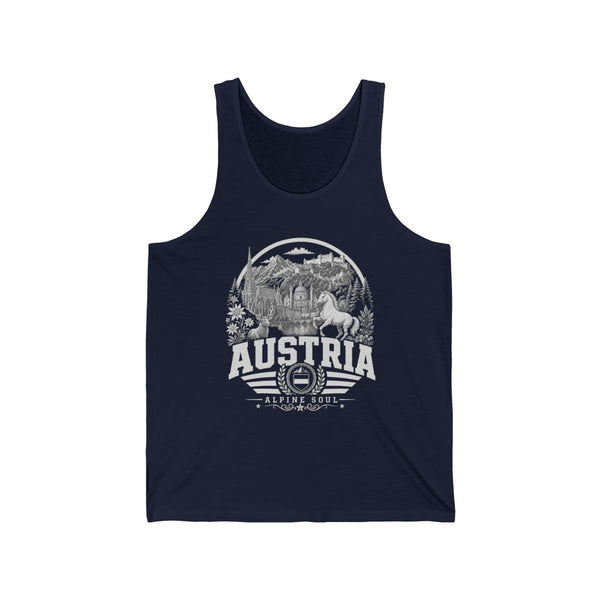 Camiseta de tirantes para hombre Austria Alpine Soul