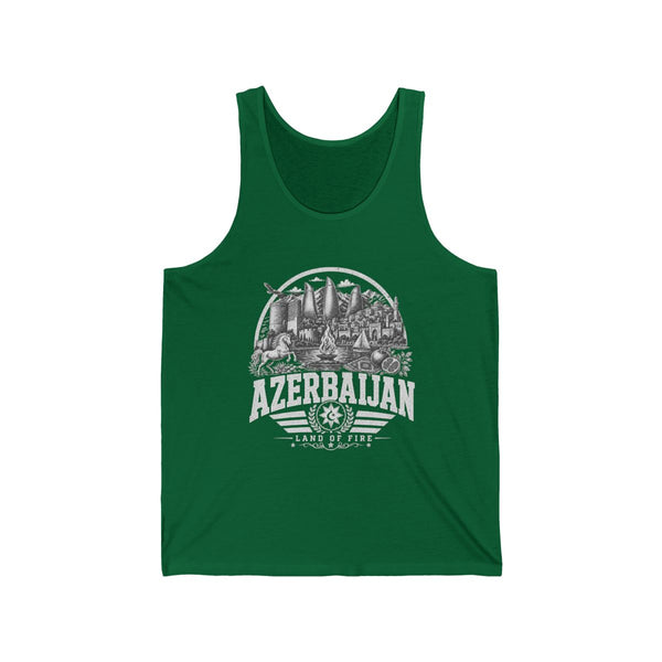 Azerbaiyán Tierra de Fuego Camiseta sin Mangas para Hombre