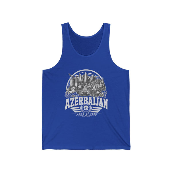 Azerbaiyán Tierra de Fuego Camiseta sin Mangas para Hombre