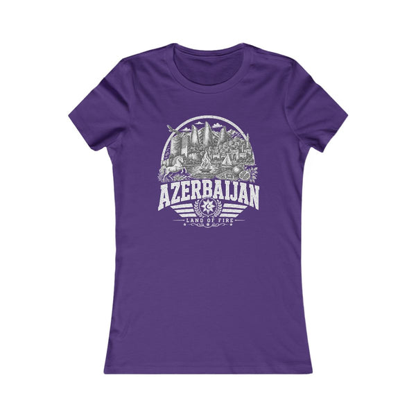 Camiseta de mujer Azerbaiyán Tierra de Fuego