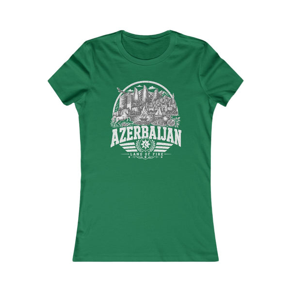 Camiseta de mujer Azerbaiyán Tierra de Fuego