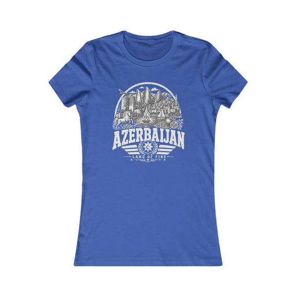 Camiseta de mujer Azerbaiyán Tierra de Fuego