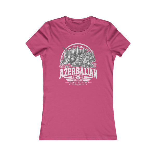 Camiseta de mujer Azerbaiyán Tierra de Fuego
