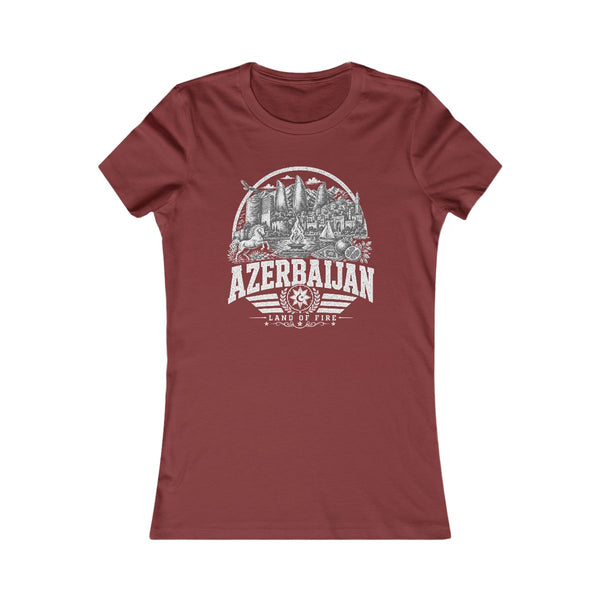 Camiseta de mujer Azerbaiyán Tierra de Fuego