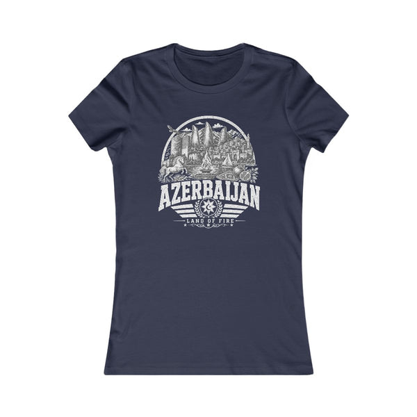 Camiseta de mujer Azerbaiyán Tierra de Fuego