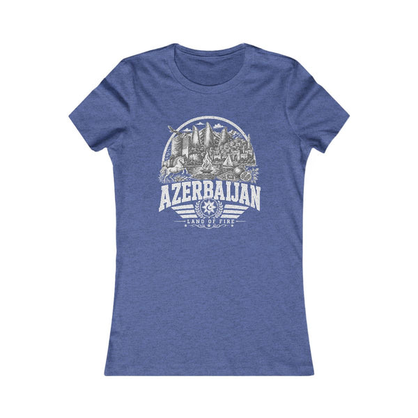 Camiseta de mujer Azerbaiyán Tierra de Fuego