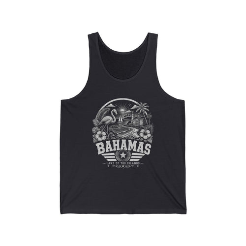 Bahamas Men's Tank Top — Dark Grey (front)