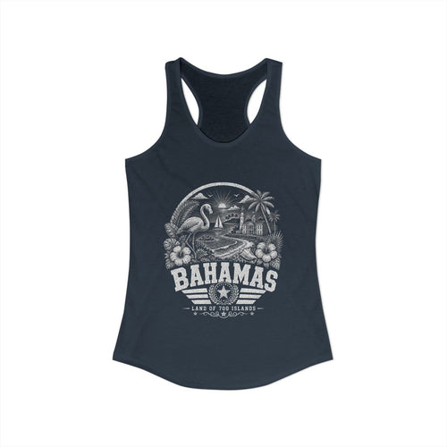 Bahamas Women's Tank Top — Solid Indigo (front)