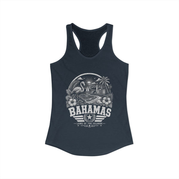 Camiseta sin mangas para mujer "Bahamas, Tierra de 700 Islas"