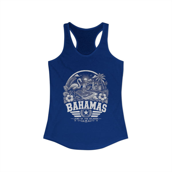 Camiseta sin mangas para mujer "Bahamas, Tierra de 700 Islas"