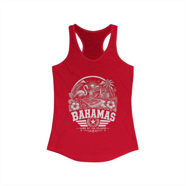 Camiseta sin mangas para mujer "Bahamas, Tierra de 700 Islas"