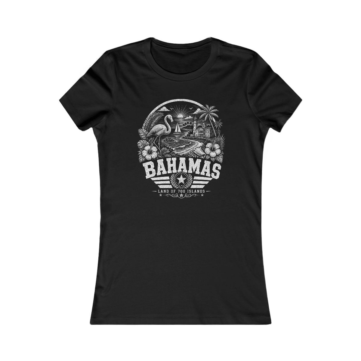Bahamas Women's Tee — Black