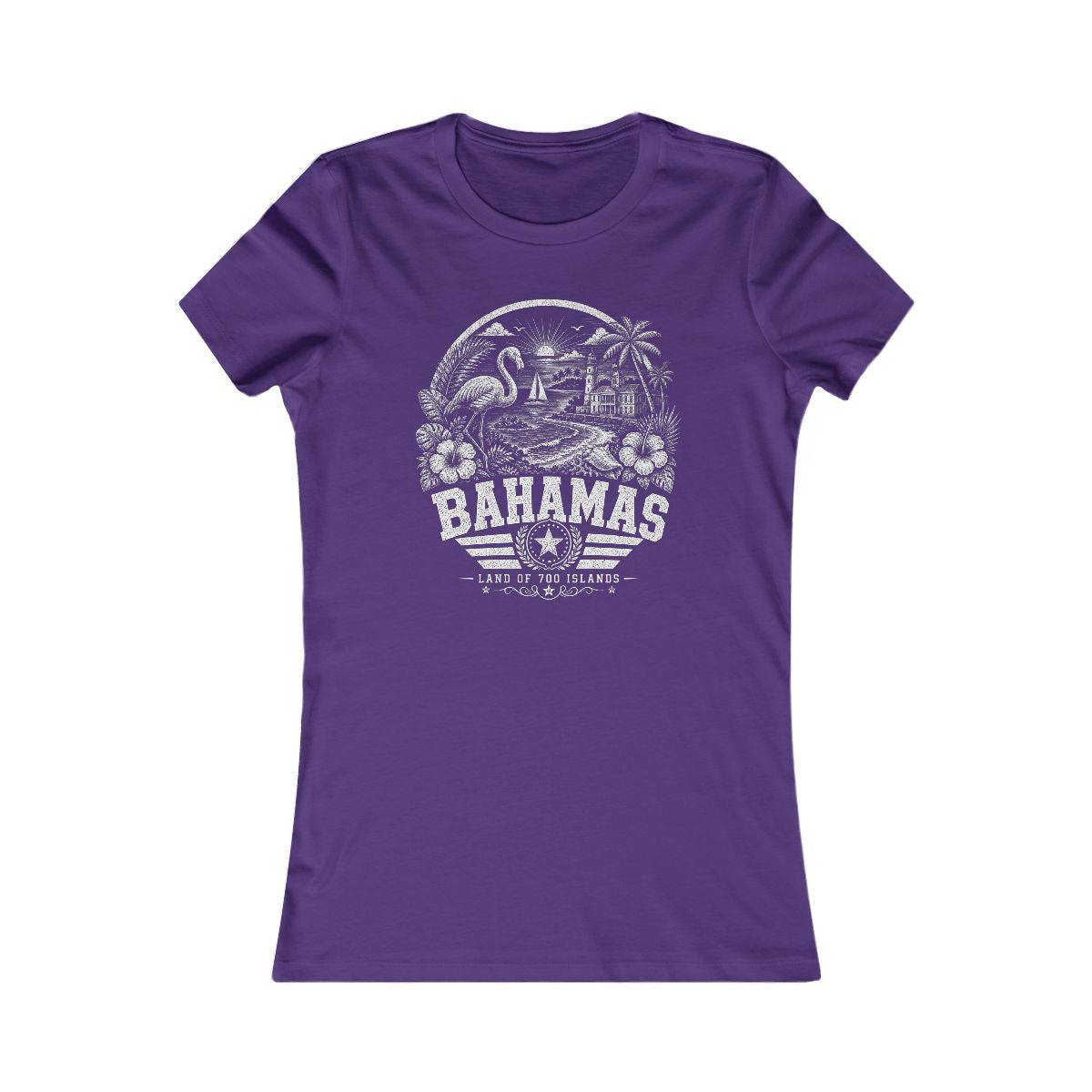 Bahamas Women's Tee — Team Purple