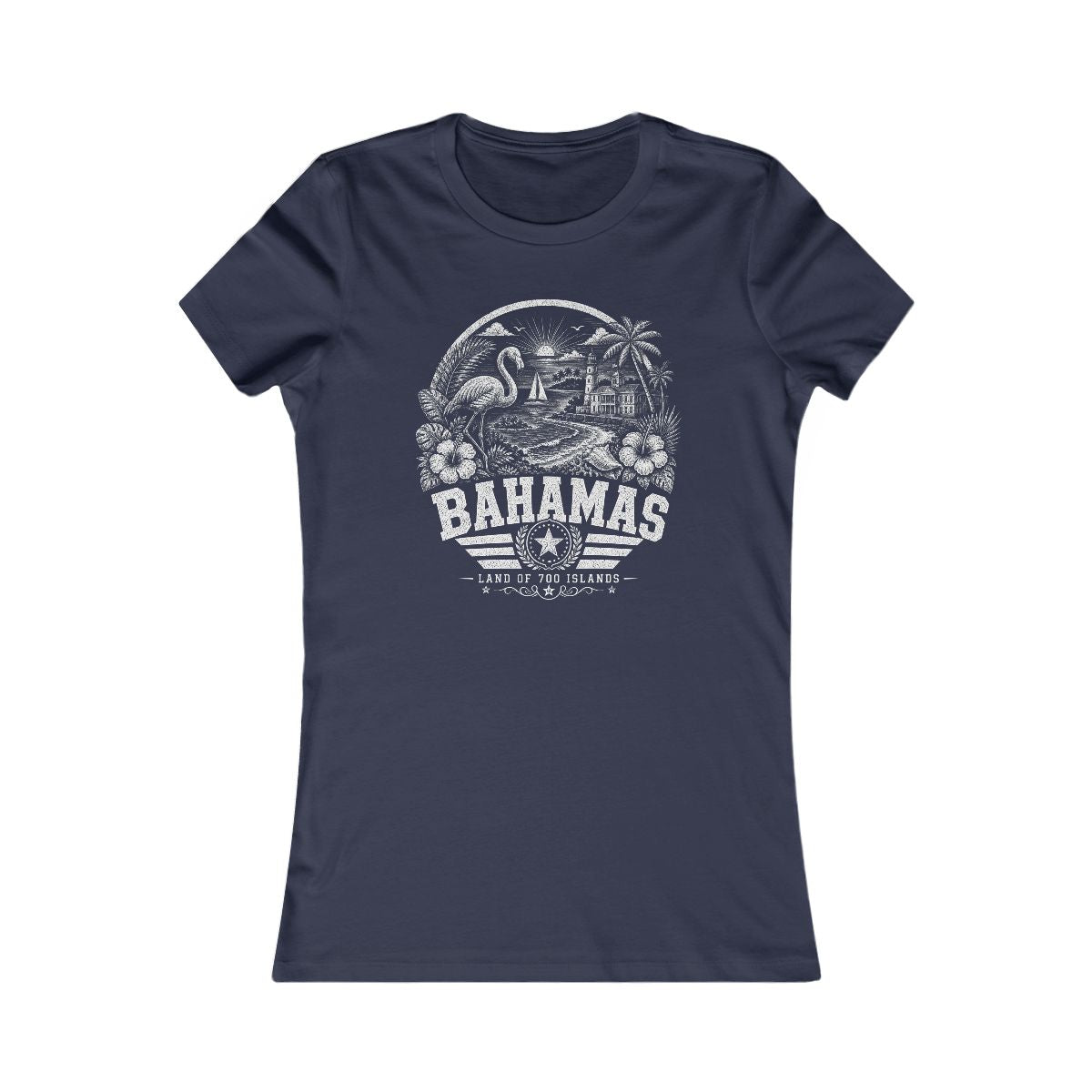 Bahamas Women's Tee — Navy