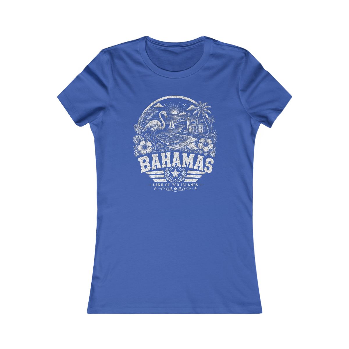 Bahamas Women's Tee — True Royal