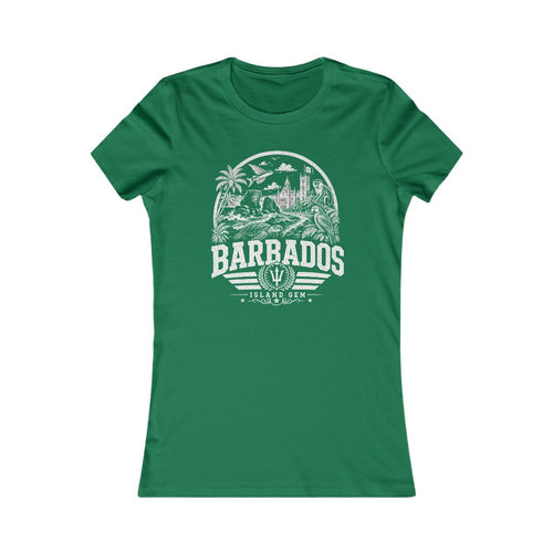 Barbados Women's Tee — Kelly