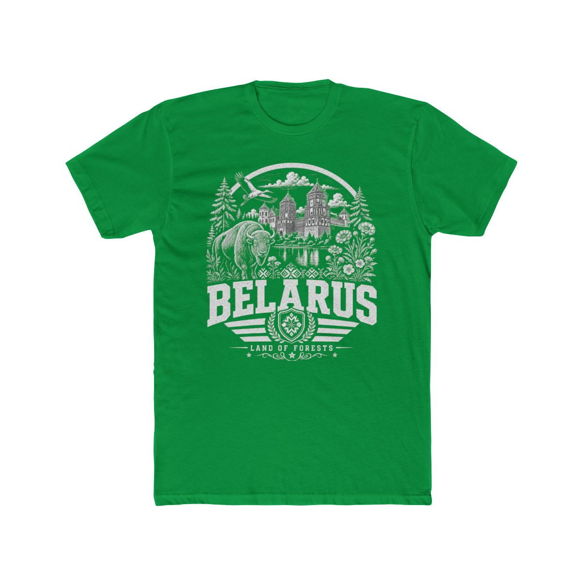 Belarus vintage landmarks men's tee — iconic landmark design | Nameshi Destinations (view 6)
