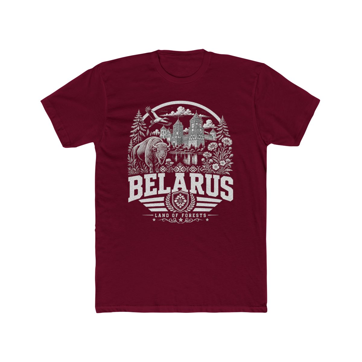 Belarus vintage landmarks men's tee — iconic landmark design | Nameshi Destinations (view 14)