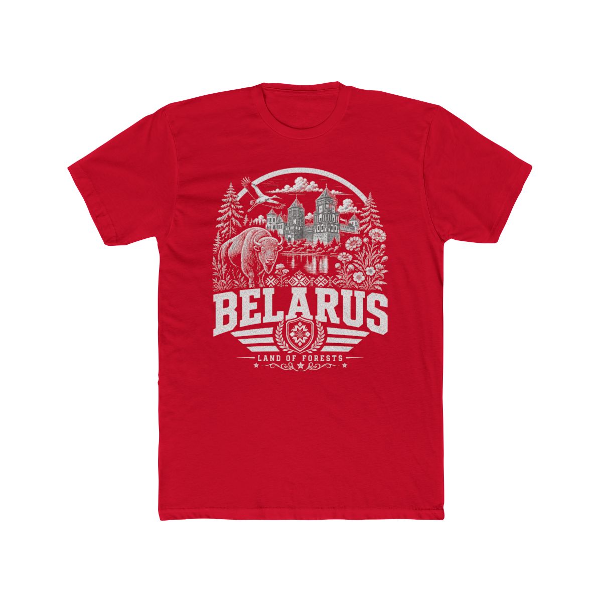 Belarus vintage landmarks men's tee — iconic landmark design | Nameshi Destinations (view 15)