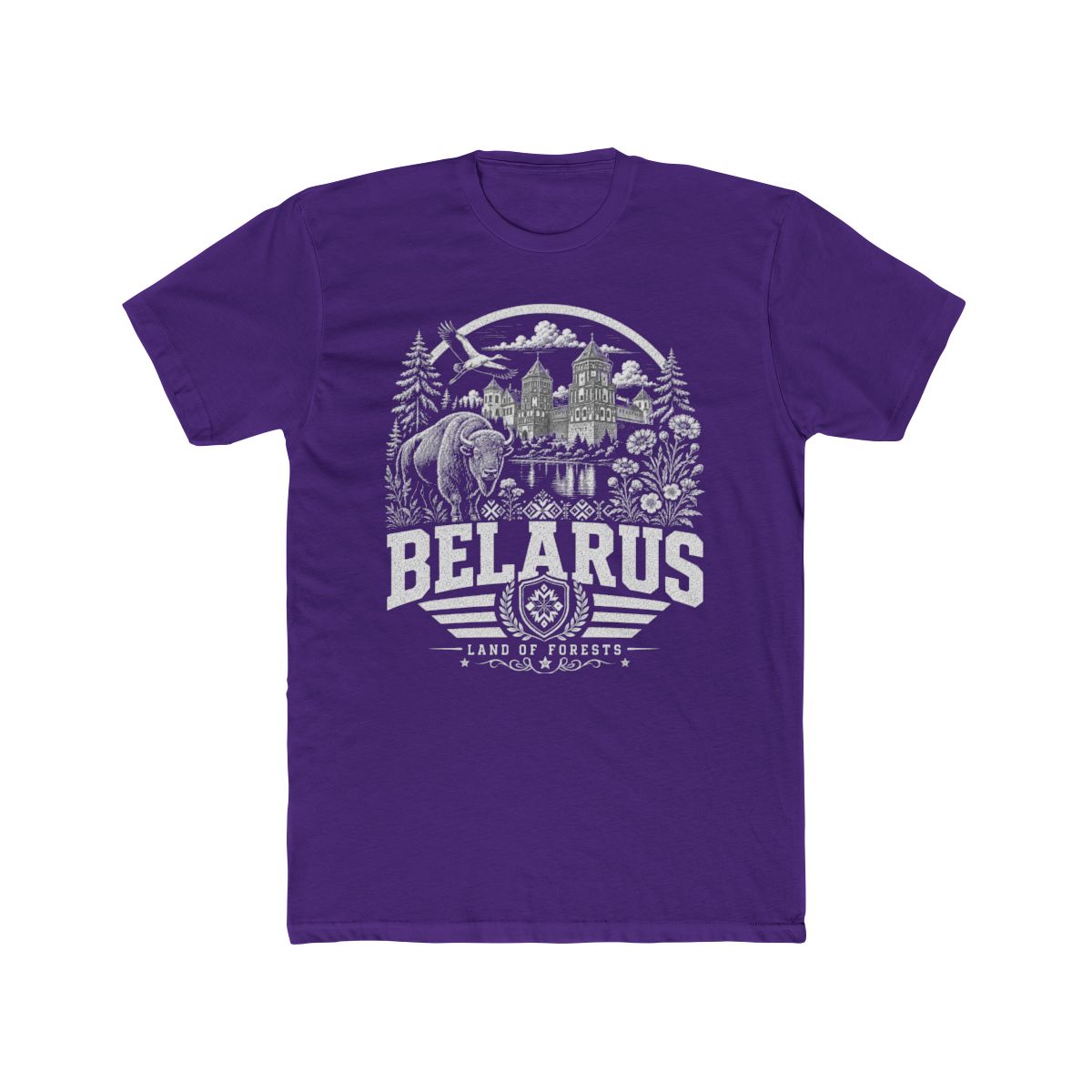 Belarus vintage landmarks men's tee — iconic landmark design | Nameshi Destinations (view 13)