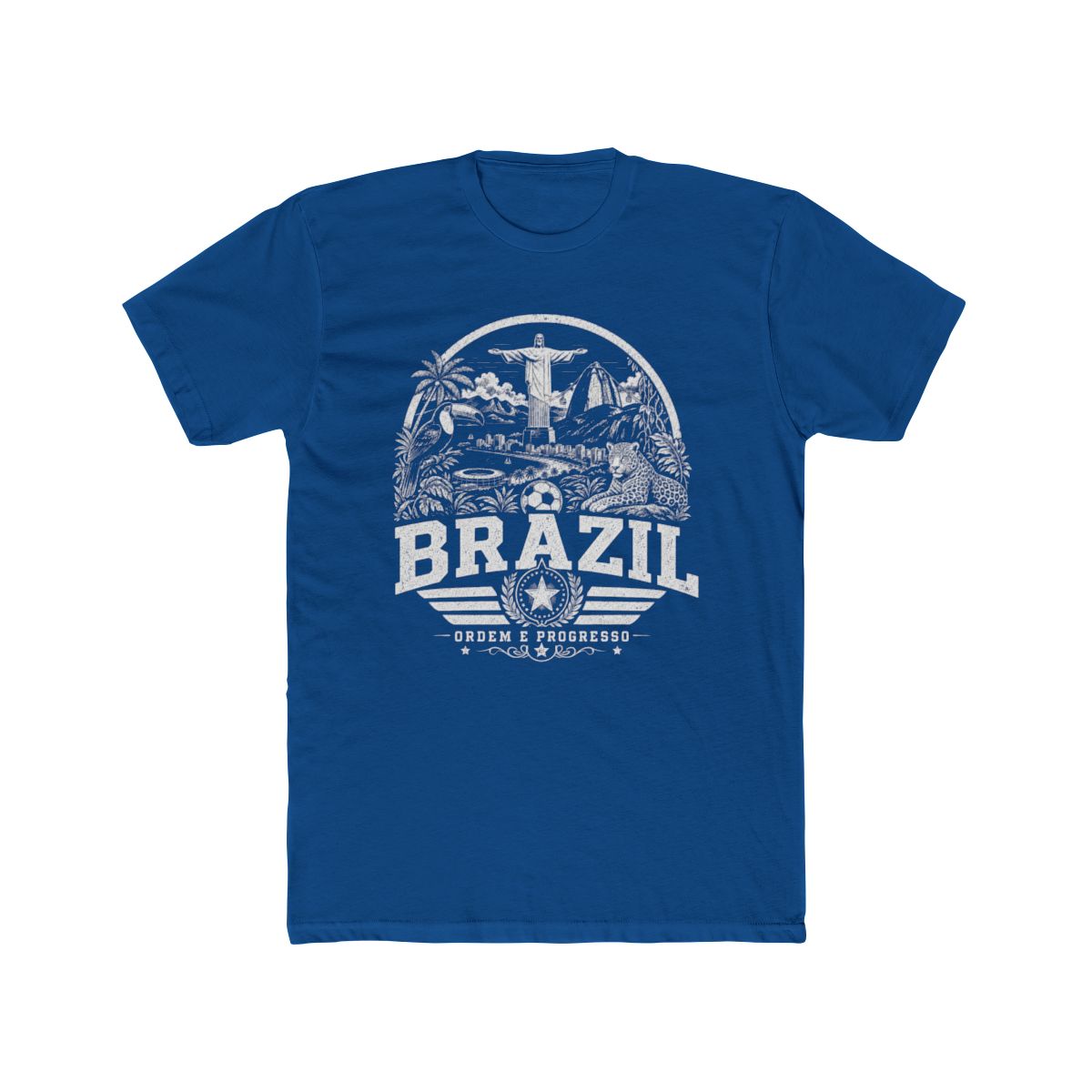 Brazil vintage landmarks men's tee — iconic landmark design | Nameshi Destinations (view 10)