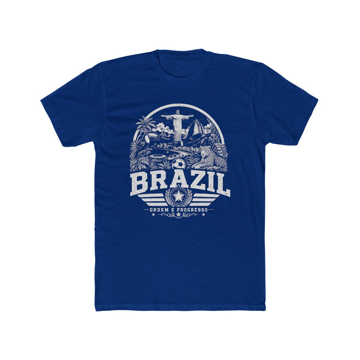 Brazil vintage landmarks men's tee — iconic landmark design | Nameshi Destinations (view 11)