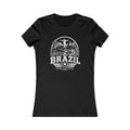 Brazil vintage landmarks women's tee — iconic landmark design | Nameshi Destinations (view 1)
